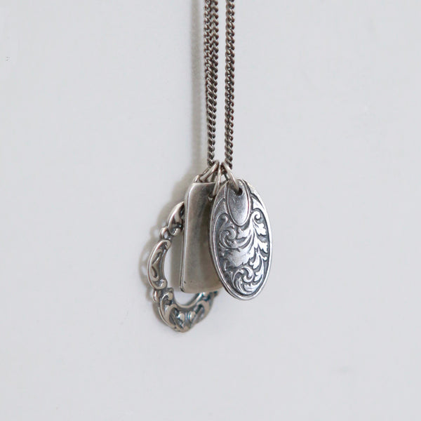 GOTI Multi-Pendant Necklace 925 Silver Handmade in Italy GT-CN916-0 CN196